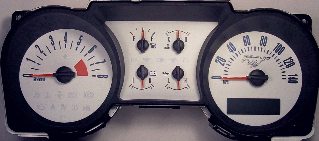 Black Cat Custom Automotive Ford Mustang Gauge Faces In KMH black-cat-custom-automotive-ford-mustang-gauge-faces-in-kmh
